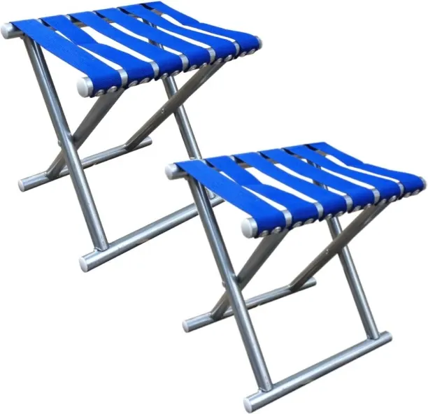 SP Furniture Camping Portable Folding  Stool Set of 2 Foldable Chair