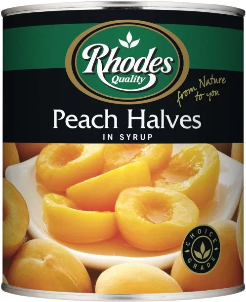 Rhodes Peach Halves in Syrup Fruits