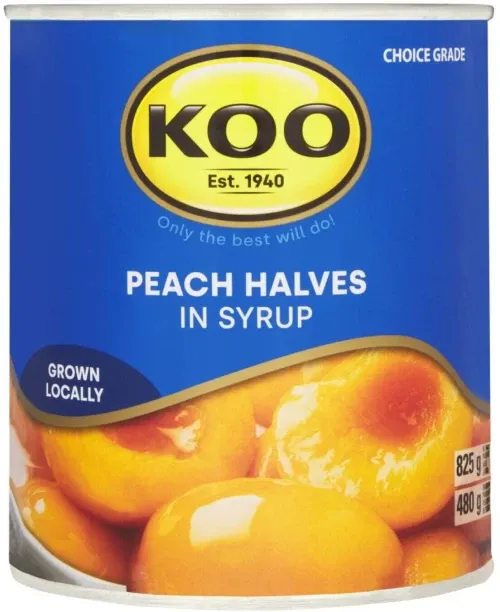 KOO Peach Halves in Syrup Fruits