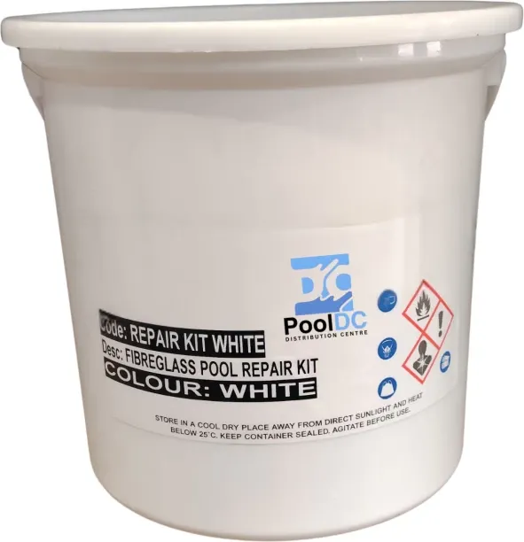 pooldc Fibreglass Repair Kit - Boats, Canoes, Trailers, Caravans, Swimming Pools Pouch Car Body Fil…