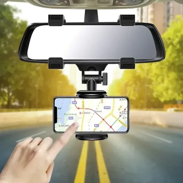 Liangheng 2025 Car Rearview Mirror Phone Holder Mounting Bracket GPS Navigation Mobile Phone Holder…