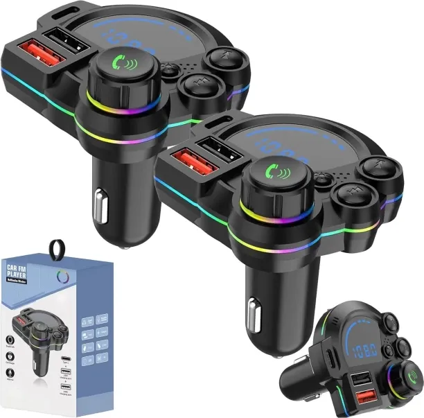 WEIWEISTORE v5.0 Car Bluetooth Device with FM Transmitter