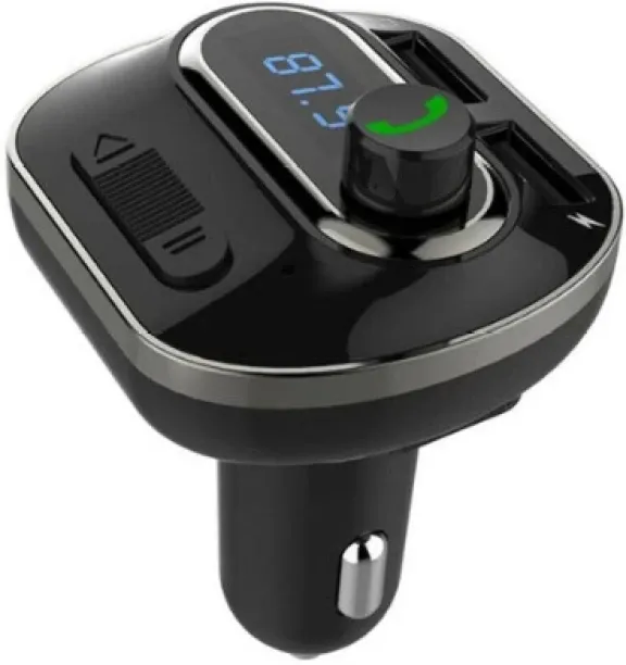 Generic v5.0 Car Bluetooth Device with Car Charger, FM Player