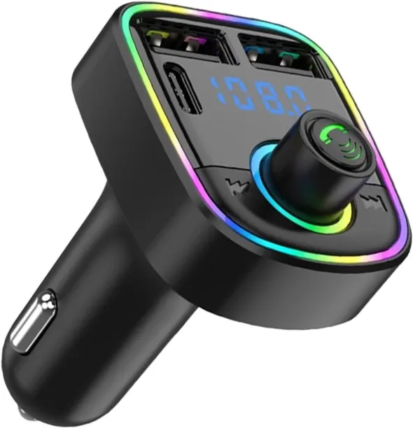 WEIWEISTORE v5.0 Car Bluetooth Device with FM Transmitter