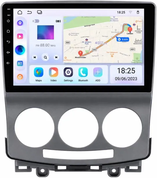 Blackbelt Audio 9" Android Car Radio | 5 2005-2010 | 2GB RAM | Wireless CarPlay & Android Auto | Fr…