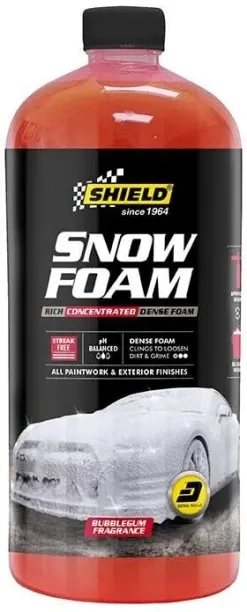 Shield Snow Foam Car Shampoo Liquid  Polish for Windscreen, Metal Parts, Tyres