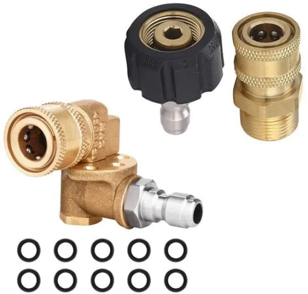 NANSHI Pressure Washer Adapter Set M22 To 1/4 Inch Quick Connect Kit Spray Gun