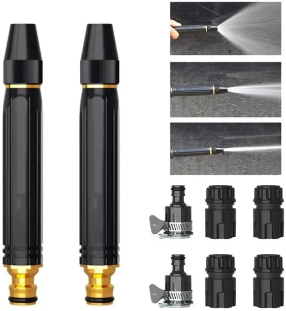 Moucles 2 Pack Home High-Pressure Car Wash Water Gun, 2026 Upgraded Car Wash Water Gun Garden Hose …