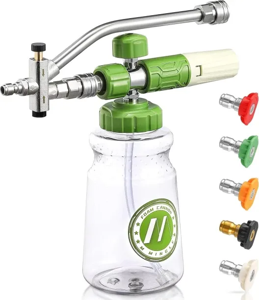 Shiyuan Foam Cannon for Pressure Washer with Dual-Connector Tool - Dual Lance Pressure Washer Spray…