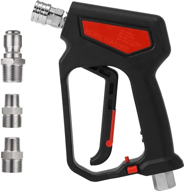 Shiyuan Pressure Washer Gun 5000 PSI, 12 GPM, High Pressure Spray Gun with 1/4\" Quick Connector, 3…