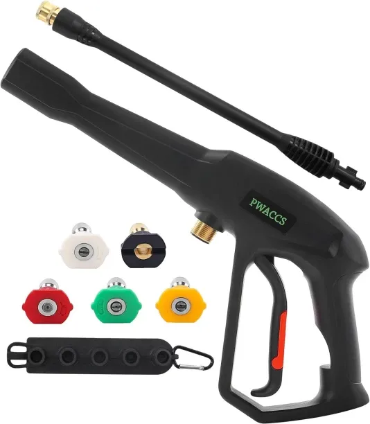 Shiyuan Pressure Washer Gun Replacement with Extension Wand Kit Spray Gun