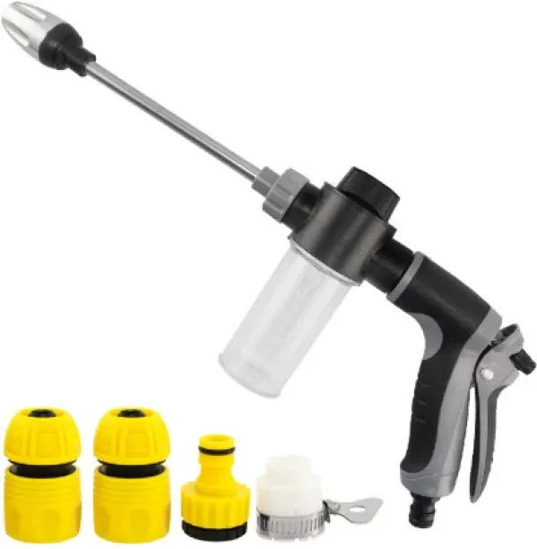 fish High Pressure Washer Wand - Stainless Steel Power Hydro Jet Nozzle for Garden Hose, 15x Cleani…