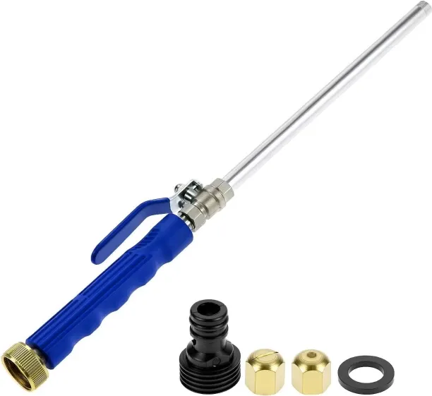 Shiyuan High Pressure Power Washer Wand, Water Hose Nozzle with 2 Spray Tips, Adjustable Watering S…
