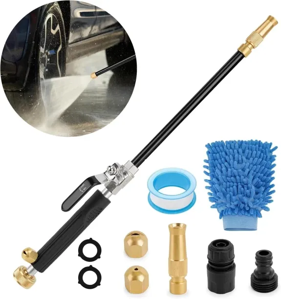 Junxidz High Pressure Washer Wand,Hydro Jet Water Hose Nozzle,Heavy Duty High Power Water Wand - Pr…