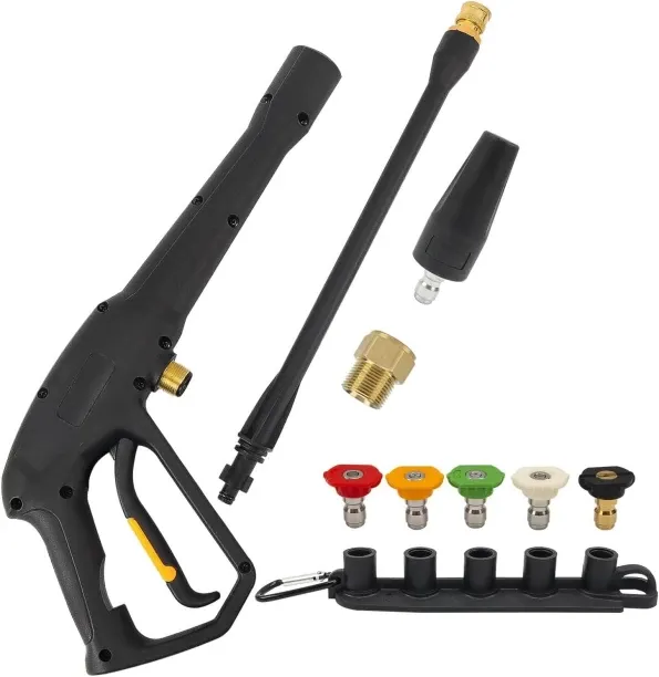 Shiyuan Replacement Spray Gun with Extension Wand & M22-15 Connector Spray Gun