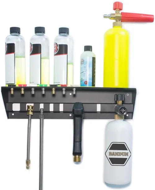Junxidz Pressure Washer Gun Holder with Shelf,Foam Cannon Holder for Pressure Washer Wand,Pressure …