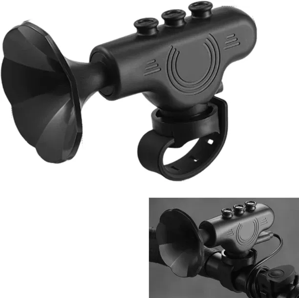 QISHI Cycling Bells for Biking, USB Rechargeable Bicycles Electric Alerts 120dB Electric Bikes Horn…
