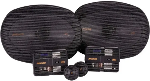 Kicker 51Kss6904 Component Door Mounted Oval Car Speaker