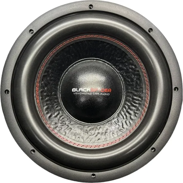 BlackSpider Goliath Subwoofer Rear Deck Mounted Round Car Speaker