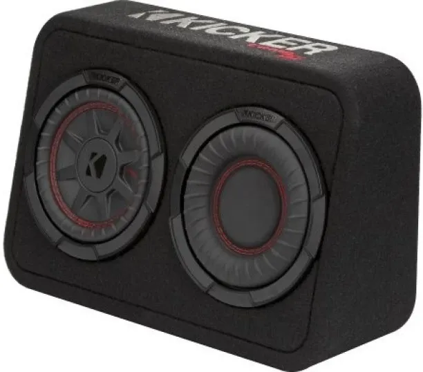 Kicker 48TCWRT672 Subwoofer Rear Deck Mounted Rectangular Car Speaker
