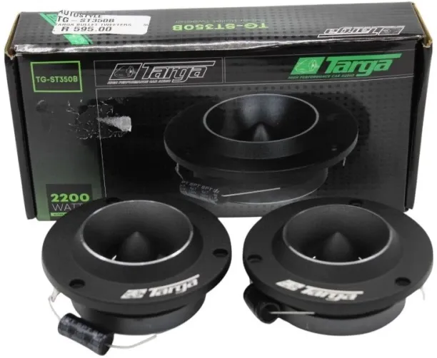 Targa TG-ST350B Bullet Tweeter Dash Mounted Round Car Speaker