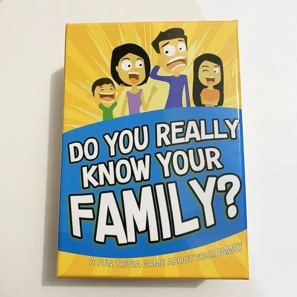 Generic Fun Family Game Tabletop Card Games Cardboard General Knowledge Card Game