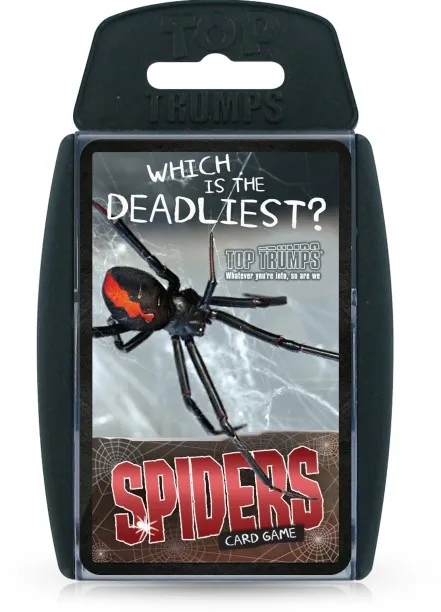 Top Trumps DEADLIEST SPIDERS Paper Object Recognition, General Knowledge, Reading & Writing, Readin…