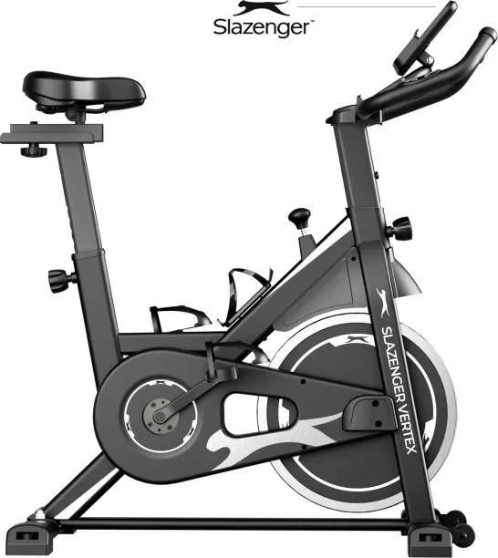 Slazenger Vertex Spin Upright Stationary Cardio Exercise Bike