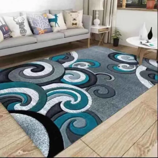 Modern 3D Geometric Design Area 2 Rug (Carpet) Polyester Rectangle Shape