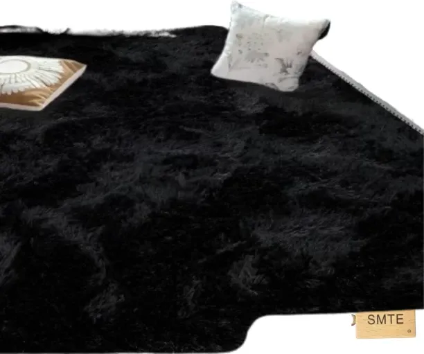 SMTE Shaggy Fluffy Rug (Carpet) Polyester Square Shape