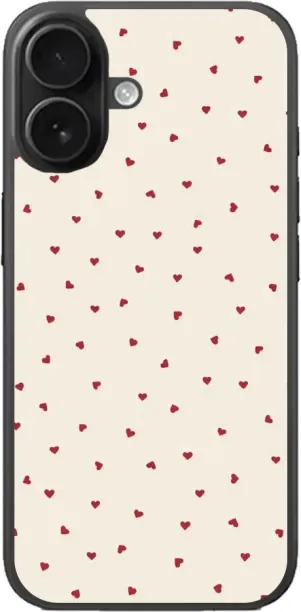 Caitscases (IPH17)-TPU Fashion Covers (Dainty Heart) Back Cover for Apple iPhone 17