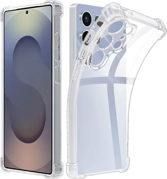 Clear Bumper umper Protective Case Compatible with Galaxy S26 Ultra – Transparent Shockproof Back C…