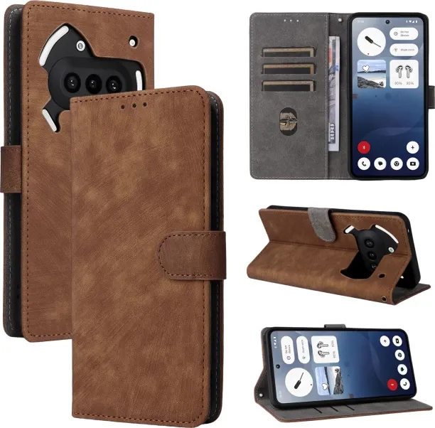 Gracesunny Shockproof [RFID Blocking] Flip Cover for Nothing Phone 3A
