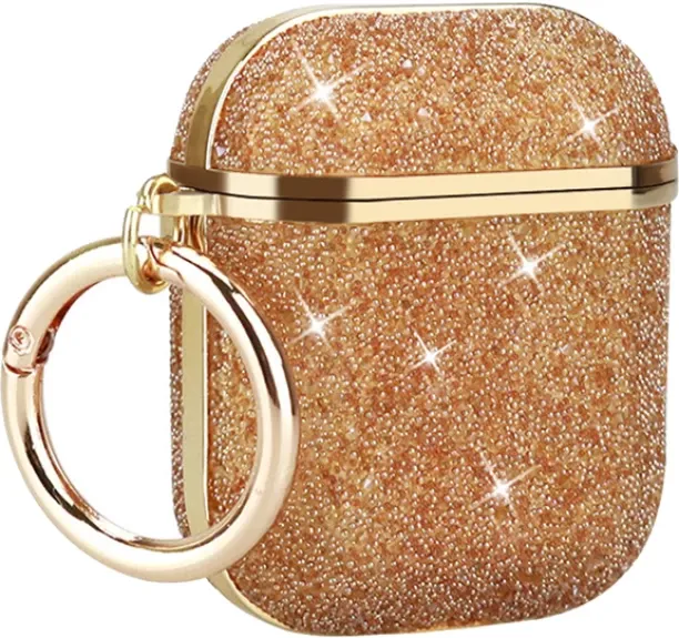 ALANES Bling Rhinestone Protective Case Cover Compatible with Airpods Protective Case for Airpods 1…