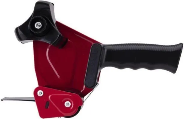 TAPE Deli Packaging Dispenser Red Packaging Tape Desktop Dispenser Manual Dispenser (Manual)