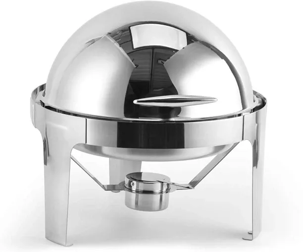 ONLINE OASIS Roll Top Chafing Dish Round 6 l Single Pan