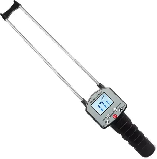 Fantasy Town LCD Display Forage Moisture Tester Handheld Hay Moisture Meter Hay Straw Pasture Humid…