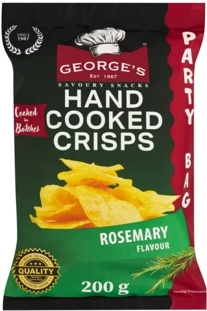 George Crisps Rosemary Chips