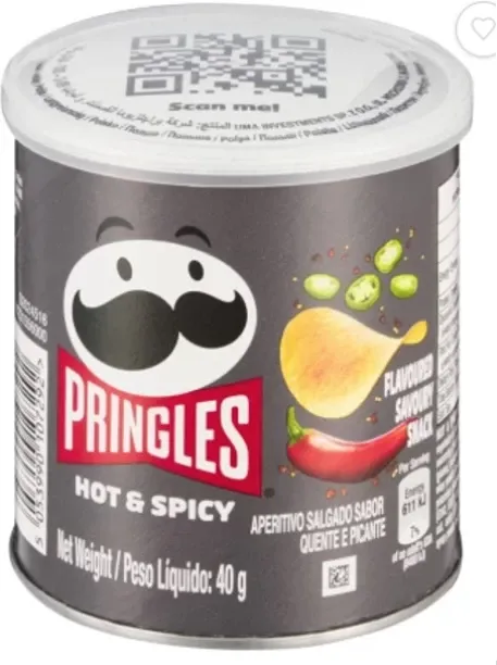 Pringles Original Hot & Spicy Chips – 12 Pack Chips