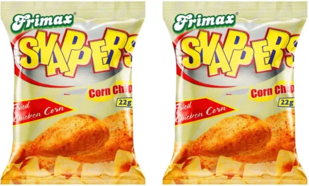 Frimax Snappers Crunchy Corn Snacks – 2 x Value Packs Maize Snack