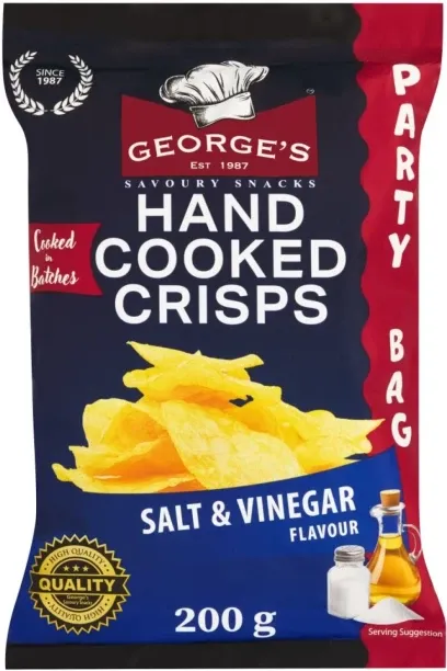 George Crisps Salt & Vinegar Chips