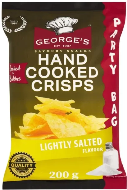 George Crisps Lightly Salted Chips