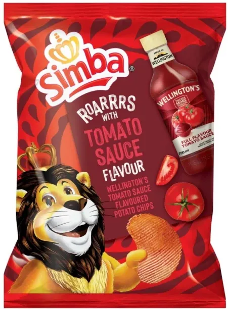 Simba Wellington's Tomato Sauce Flavoured Chips