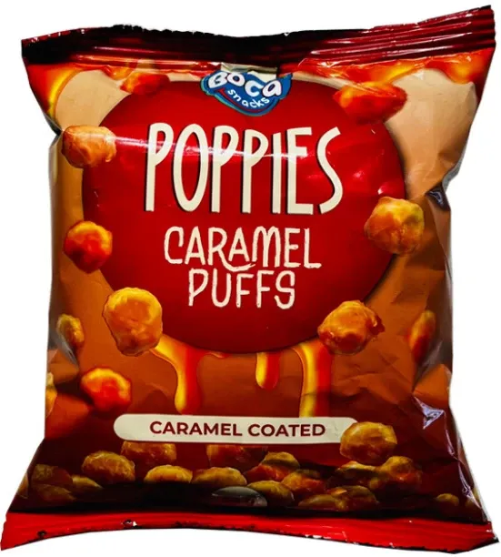 Boca Snacks Poppies Caramel Puffs Puffcorn