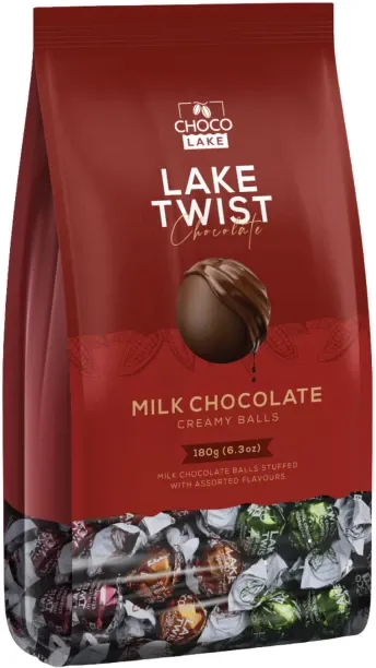 Choco Lake Twist Creamy Balls Milk Chocolate Truffles