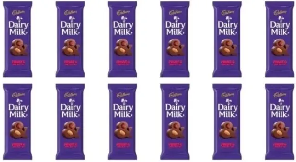 Cadbury Fruit and Nut Milk Chocolate Slabs