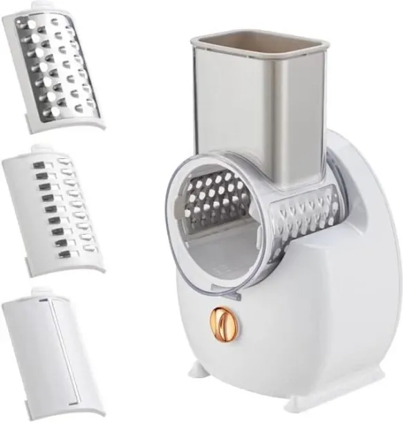 bloo Electric Food Processor Electric Vegetable & Fruit Cast Iron Grater & Slicer
