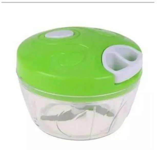 Generic FU87 Hand Pulled Vegetable Cutter 500ml Vegetable & Fruit Plastic Chopper