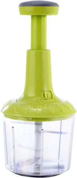 Verimark Twista Press Chopper Vegetable & Fruit Plastic Chopper