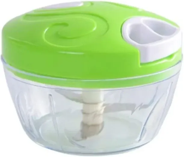 Generic Easy Spin Manual Vegetable Cutter Vegetable & Fruit Plastic Chopper